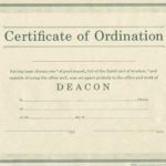 Free Ordination Certificate Template