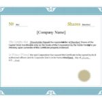 Free Stock Certificate Template Download