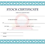 Free Stock Certificate Template Download