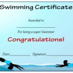 Free Swimming Certificate Templates