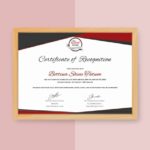 Free Template For Certificate Of Recognition