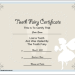 Free Tooth Fairy Certificate Template