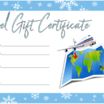 Free Travel Gift Certificate Template