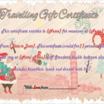 Free Travel Gift Certificate Template