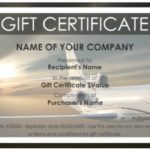 Free Travel Gift Certificate Template