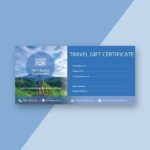 Free Travel Gift Certificate Template