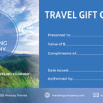 Free Travel Gift Certificate Template