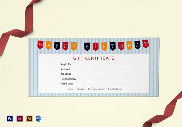 Graduation Gift Certificate Template Free