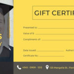 Graduation Gift Certificate Template Free