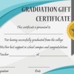 Graduation Gift Certificate Template Free