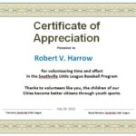 Gratitude Certificate Template