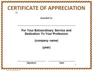 Image 5 for Gratitude Certificate Template