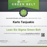 Green Belt Certificate Template