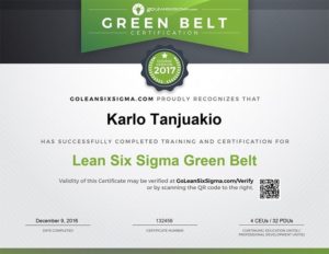 Image 2 for Green Belt Certificate Template