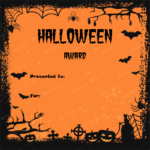 Halloween Certificate Template