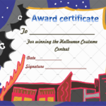 Halloween Certificate Template