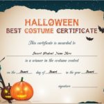 Halloween Certificate Template