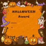 Halloween Certificate Template