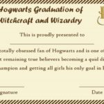 Harry Potter Certificate Template