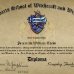 Harry Potter Certificate Template