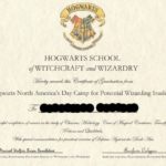 Harry Potter Certificate Template