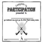 Hockey Certificate Templates