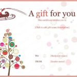 Homemade Christmas Gift Certificates Templates