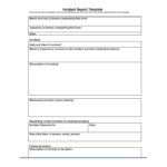 Incident Report Log Template