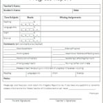 Intervention Report Template