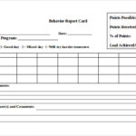 Intervention Report Template