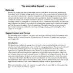 Introduction Template For Report