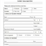 Itil Incident Report Form Template