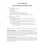 Lab Report Template Middle School