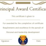 Leadership Award Certificate Template