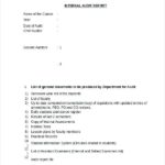 Machine Shop Inspection Report Template