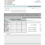 Machine Shop Inspection Report Template