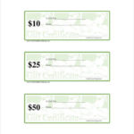 Massage Gift Certificate Template Free Download