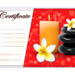 Massage Gift Certificate Template Free Download