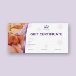 Massage Gift Certificate Template Free Printable