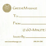 Massage Gift Certificate Template Free Printable