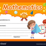 Math Certificate Template