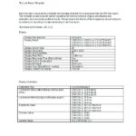 Megger Test Report Template