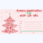 Merry Christmas Gift Certificate Templates