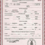 Mexican Birth Certificate Translation Template