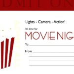 Movie Gift Certificate Template