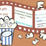 Movie Gift Certificate Template