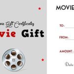 Movie Gift Certificate Template