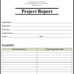 Ms Word Templates For Project Report