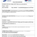 Near Miss Incident Report Template