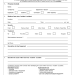 Near Miss Incident Report Template